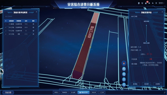 Мониторинг и предупреждение о катастрофах на потолке